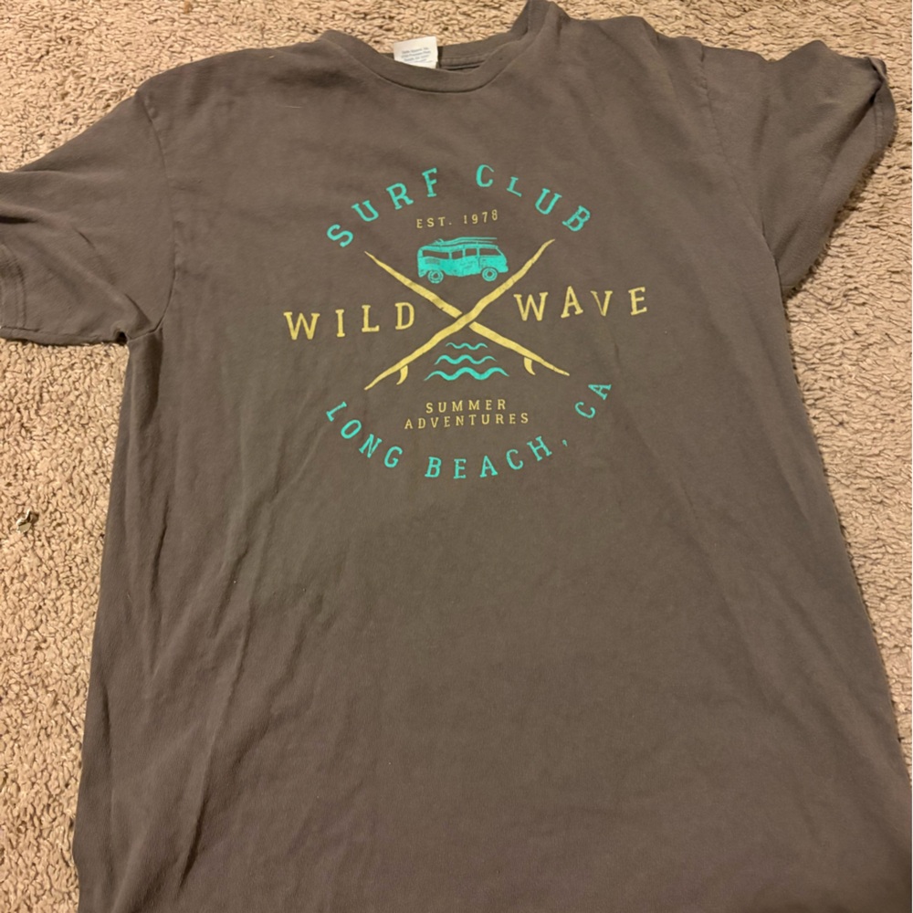 Brown Surf Club Graphic T-Shirt